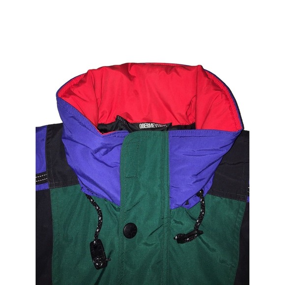 Obermeyer Skiwear Men’s Full Zip Hooded Winter Snow Jacket Size XL - Picture 9 of 14